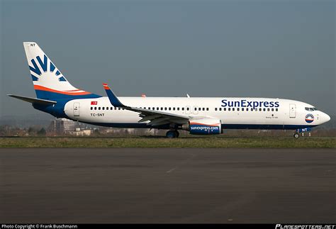 TC SNT SunExpress Boeing 737 8HC WL Photo By Frank Buschmann ID