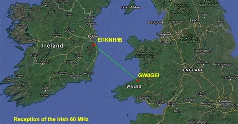 EI GL A Diary Of Amateur Radio Activity Irish MHz Beacon EI KNH B Heard In West Wales