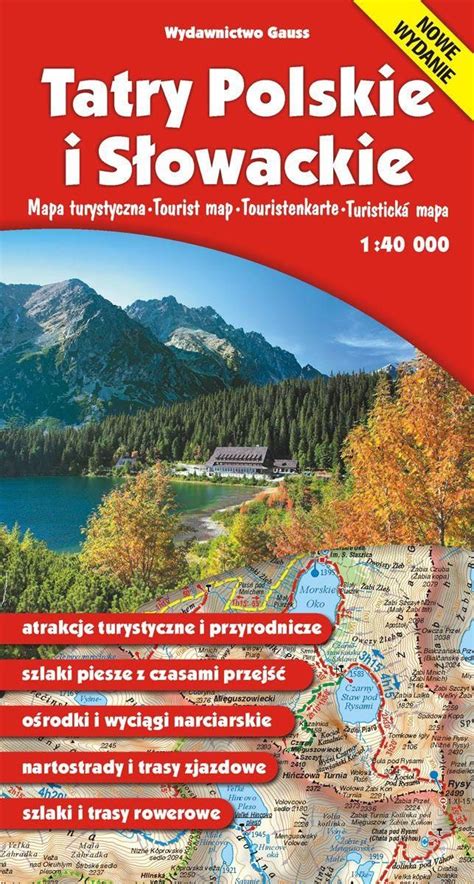 Mapa Tatry Polskie i Słowackie Ceny i opinie Ceneo pl