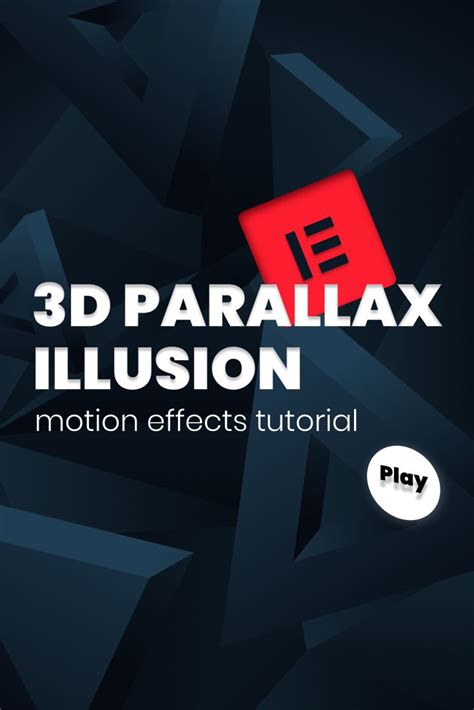 3D Parallax Holographic Illusion with Elementor PRO Motion Effects FAST ...