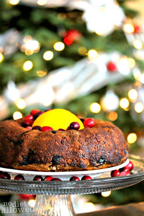 Fresh Fruit Cake No Diets Allowed
