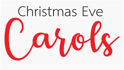 Christmas Eve Carols Transparent Background - Calligraphy, HD Png ...