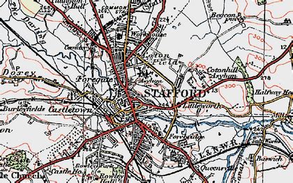 Stafford Railway Map