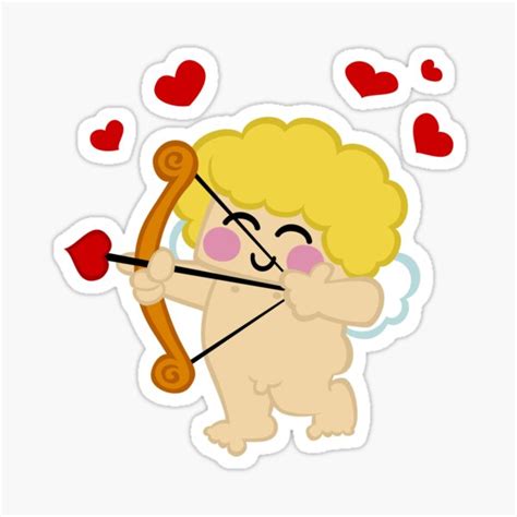 Nude Cupid Sticker For Sale By Sonia Pascual Redbubble