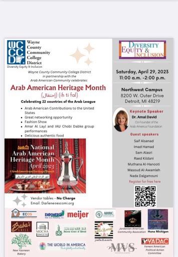 Arab American Heritage Month - Event - Arab America