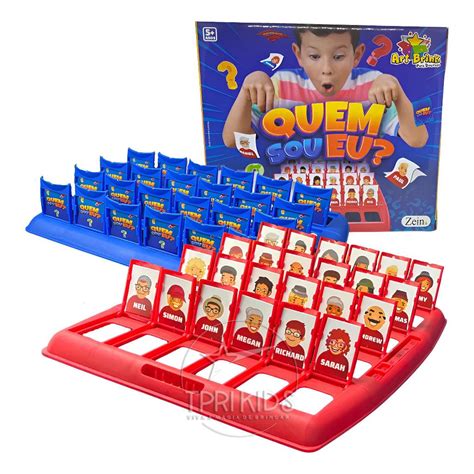 BRINQUEDO CRIANÇA QUEM SOU EU ORIGINAL JOGO INFANTIL MESA TABULEIRO ...