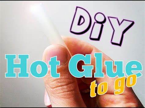 Hot Glue To Go Diy Lifehacks Youtube