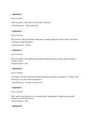 BIBL 425 Test 1 Docx Question 1 4 Out Of 4 Points Select The Author