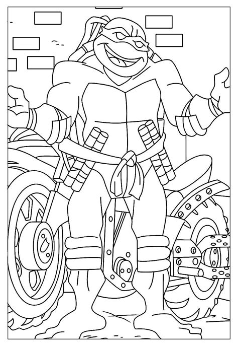 Desenhos Das Tartarugas Ninja Modelos Para Colorir