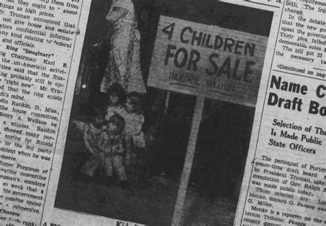 Heartbreaking History of the “4 Children For Sale” Photo