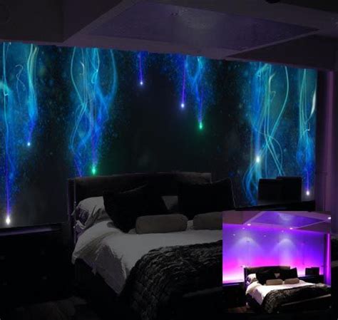 glow in the dark, luminous art bedroom mural | Wall Murals | Pinterest ...