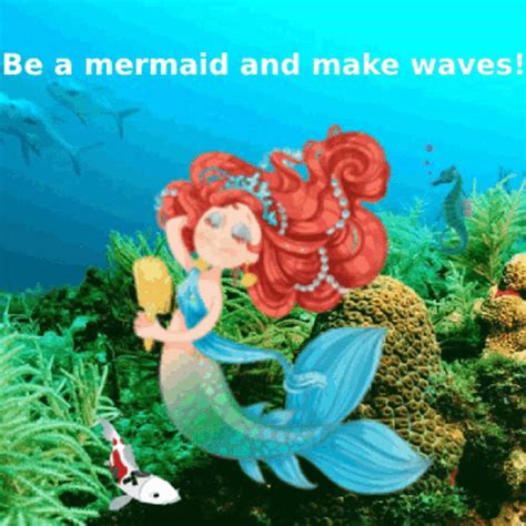 Animated Mermaid Memes GIF - Animated Mermaid Memes Mermaid Memes - Discover & Share GIFs