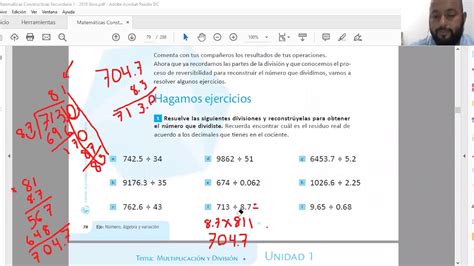 Clase 53 1ero reconstrucción de divisiones con decimales 12 11 2020