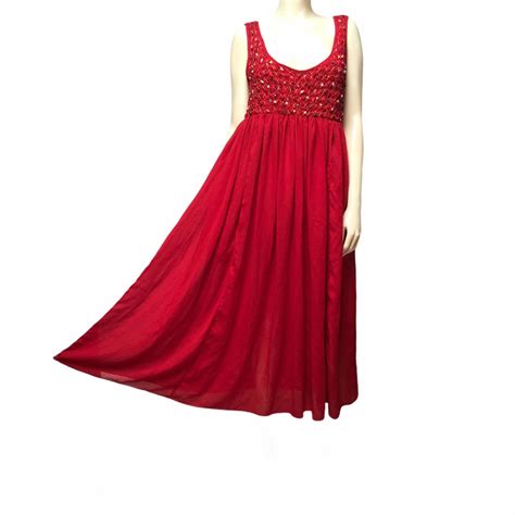 Victorias Secret Gown Beaded Smocked Lingerie Etsy