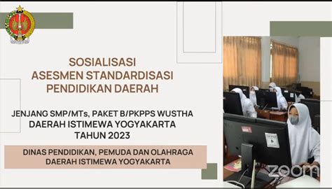 dinas pendidikan pemuda  olahraga diy diy siap melaksanakan aspd