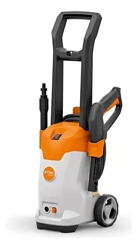 Lavadora de alta pressão Stihl RE 80 branco laranja e preta de 1 4kW