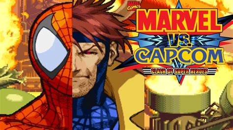 Marvel Vs Capcom Spider Man Gambit Youtube