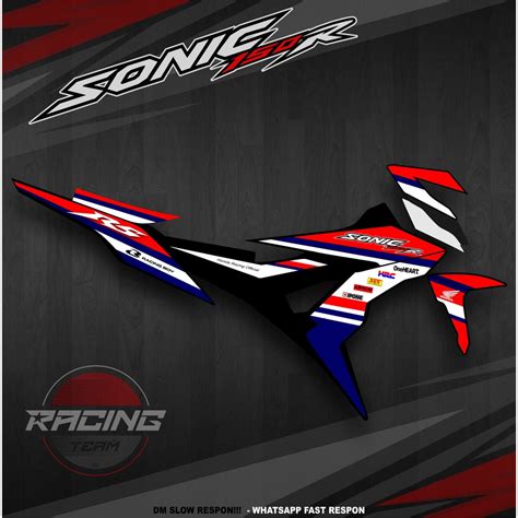 Jual Striping Honda Sonic Variasi Sticker Variasi Motor Sonic R