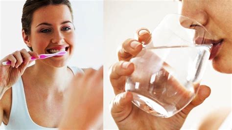 Health Benefits Of Drinking Water Without Brushing Your Teeths सकाळी दात घासायच्या आधी पाणी