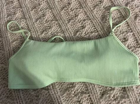 Hollister Bikini Top Green From A