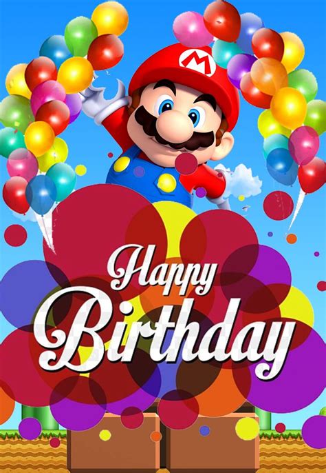 Nintendo Birthday Cards — PRINTBIRTHDAY.CARDS