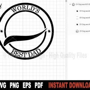 Dad Svg World S Best Dad Svg Father S Day Svg File For Cricut