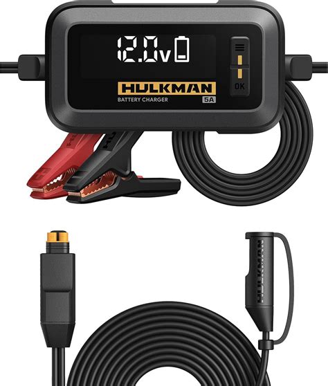 Amazon HULKMAN Sigma 5 Smart Car Battery Trickle Charger