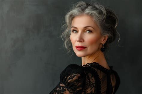 Beautiful Mature Woman Generate Ai Premium AI Generated Image