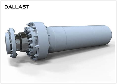 Hyva Flange Welded Hydraulic Cylinder Double Acting For Engineering Truck