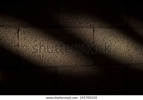 Naked Brick Concrete Wall Mysterious Bleak Stock Photo 145700318 Shutterstock