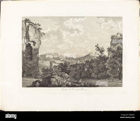 Terme di Caracalla, 1793 Stock Photo - Alamy