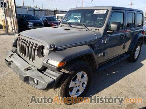 1C4HJXDG5KW546308 2019 JEEP WRANGLER SPORT View History And Price At