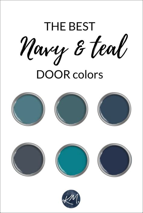 The 8 Best Teal And Navy Blue Front Door Colors Benjamin And Sherwin