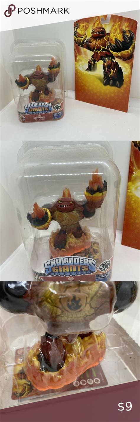 Skylanders Giants HOT HEAD 84519888 Giant Figure W Original Packaging Card