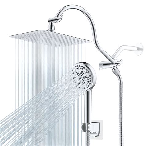 Hibbent All Metal Shower Head, 10'' High Pressure Rainfall Shower Head