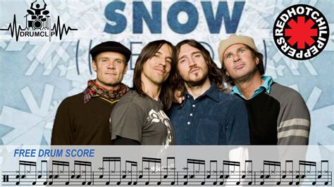 Red Hot Chili Peppers Snow Hey Oh Drum Sheet Music