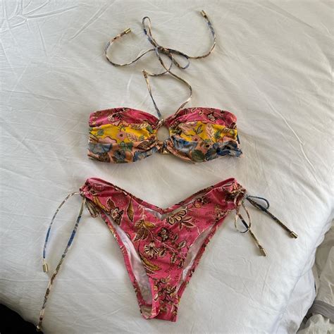 Zimmermann Bikini Size 1 Excellent As New Depop