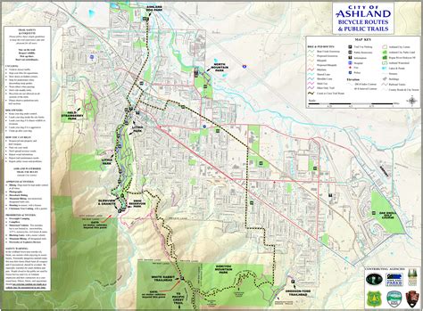 Ashland Trails Map Ashland Oregon • Mappery