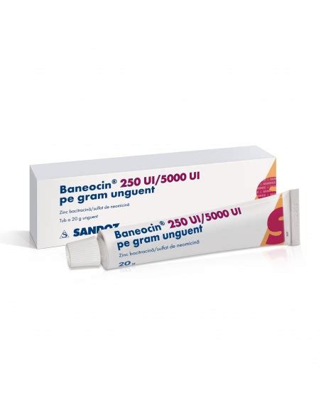 Baneocin Unguent G Sandoz Farmacia Dav