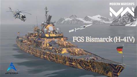 Modern Warships Fgs Bismarck H 41v Anti Aircraft Youtube