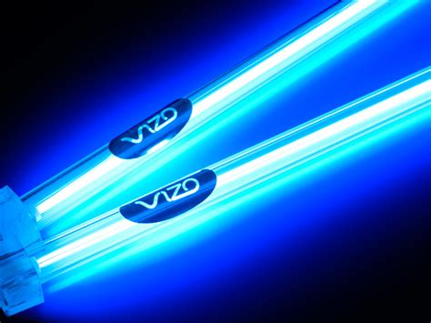 Неоновые лампы синие для компьютера 30 см 2 штуки с инвертором Vizo ...