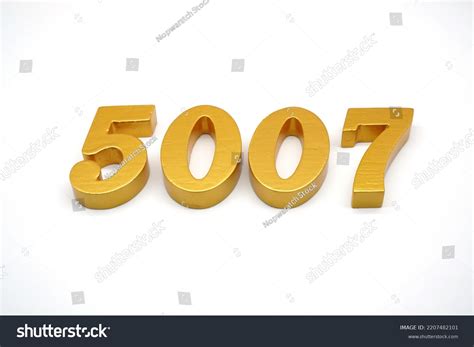 number   goldpainted teak  stock photo  shutterstock