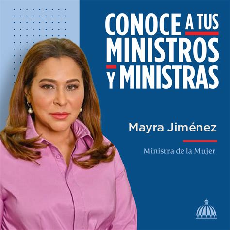 Mayra Jiménez Presidencia de la República Dominicana