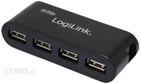 Hub Usb Logilink Hub Usb Portowy Z Zasilaczem Czarny Ua V