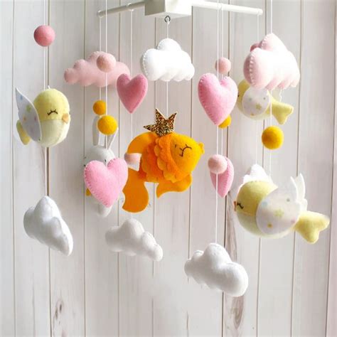 Мобиль детский в кроватку новорожденному Лесные зверушки | Baby mobile ...