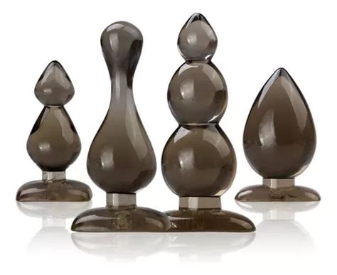 4pzs Plug Anales Gel De Sílice Con Gema Juguete Sex Meses sin interés