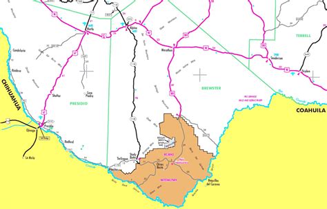 Big Bend National Park Map New Top Most Stunning List of - City Map Of ...
