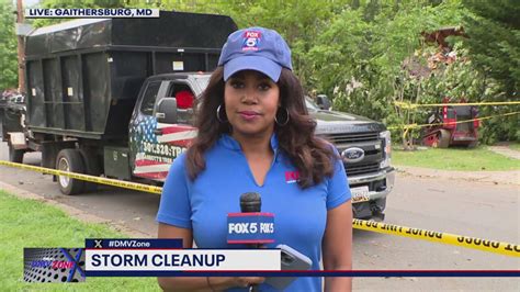 Fox 5 Meteorologist Jennifer Delgado Joins The Dmv Zone From A Gaithersburg Area Affected By