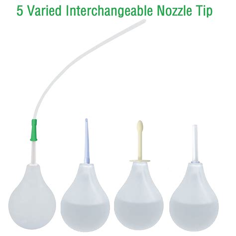 Buy Clear Silicone Enema Bulb Anal Douche Kit For Colon Cleansing Men Women With Pcs Enema