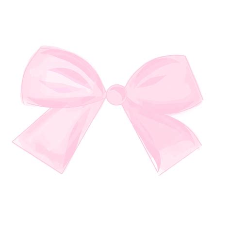 Premium Vector Cute Bow Fashion Illustration Isolated On White Background Colored Pink Blue Pastel